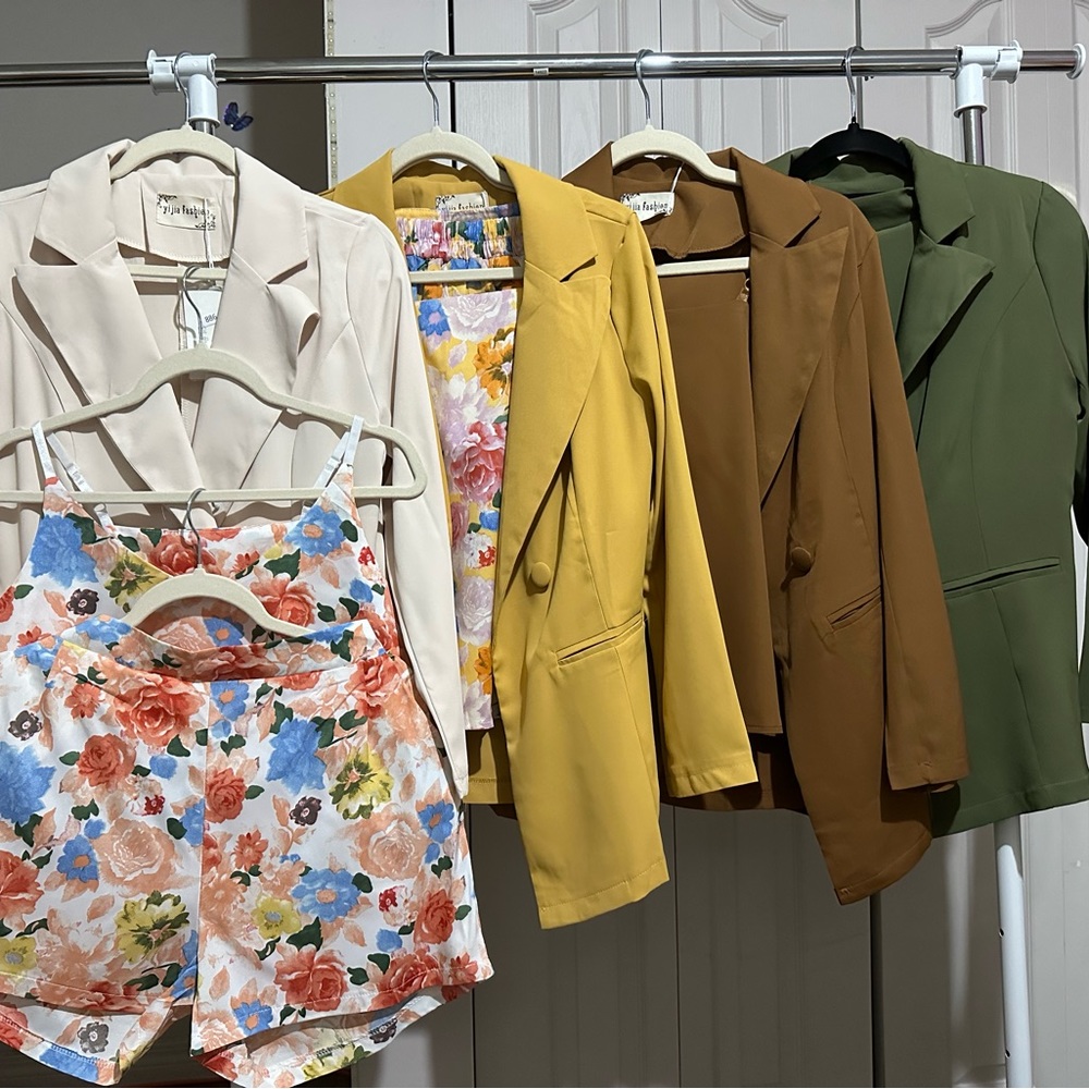 3n1 Coords Set (Blazer, Tops, Short)